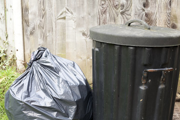 rubbish for collection