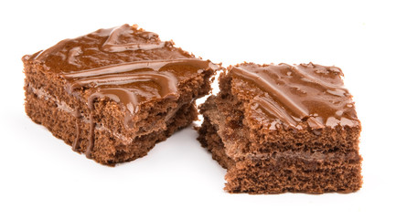 slice of chocolate cake