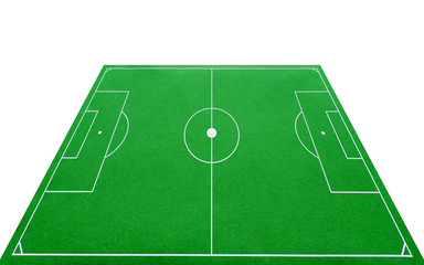 Football Pitch 3D - Fußballplatz 3D freigestellt