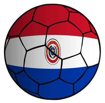 Balon bandera Selección Paraguay