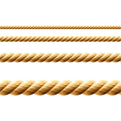 Rope. Seamless vector.