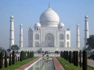 Fotobehang Taj Mahal © Michael Neuhauß