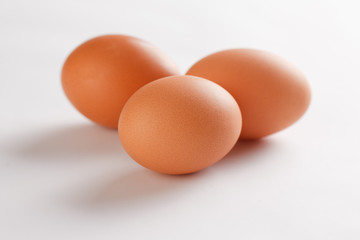three eggs