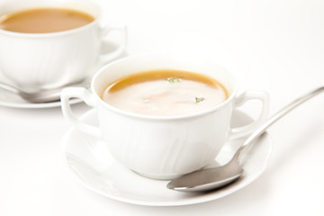 tasty vegetables soup