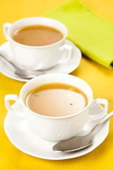 tasty vegetables soup