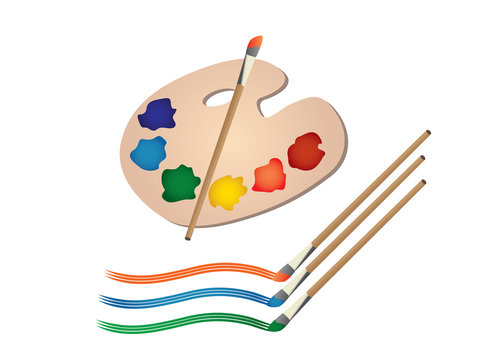 Artist color pallete