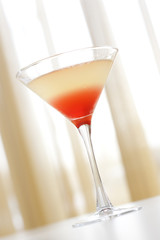Beverage in Martini Glass