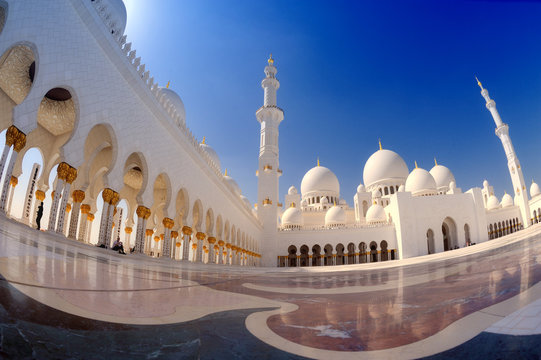 Scheich Zayed Moschee in Abu Dhabi XIX