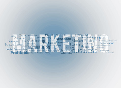 Typography Artwork "Marketing"