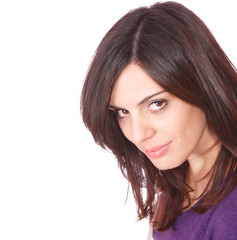 Fototapeta premium Portrait of a fresh and lovely woman