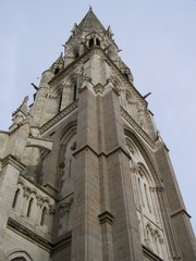Fototapeta na wymiar Nantes - Architektura gotycka Eglise Saint-Nicolas