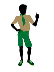 Boyscout Illustration Silhouette