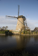 Fototapeta na wymiar Dutch Windmill
