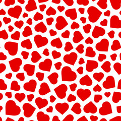 Seamless background with heart.