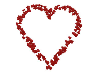 Isolated heart from little hearts