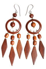 Wooden earrings