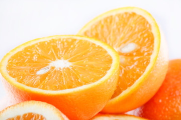 fresh oranges.