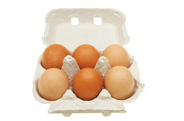 Eggs in a carton