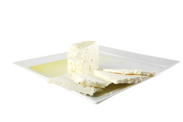light feta cheese in oil