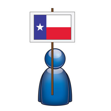 Pancarta Texas