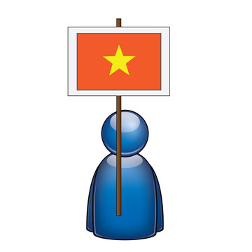 Pancarta Vietnam
