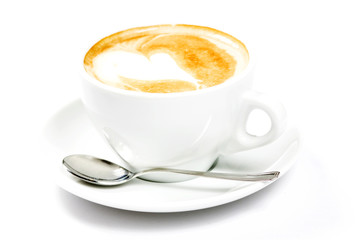 cup of coffee and heart
