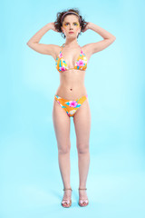 beautiful girl in bikini