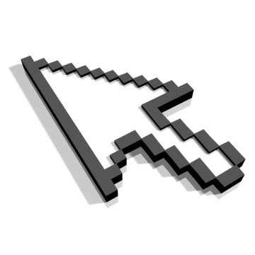 3d internet cursor - arrow