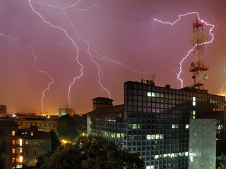 TV station storm