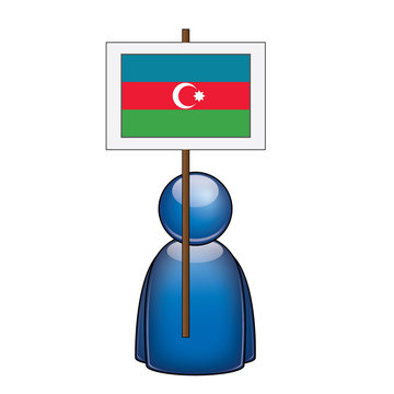 Pancarta Azerbaiyan