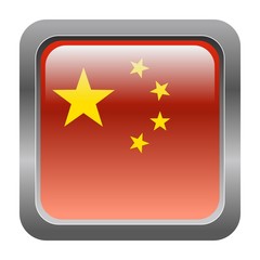 metallic button in colors of China