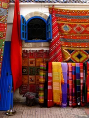 Teppiche und Stoffe aus Essaouira © Emmanuelle Guillou