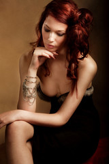red hair woman