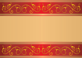 Ribbon or invitation card