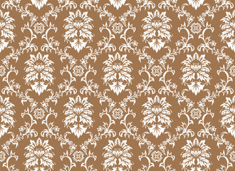 seamless damask pattern