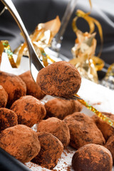 chocolate truffles.