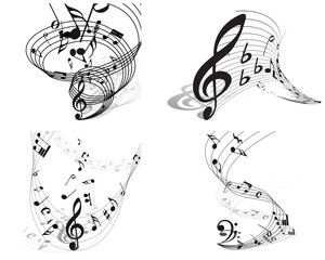 musical backgrounds set