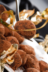 chocolate truffles.