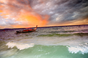 Naklejka premium Boat