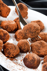 chocolate truffles.