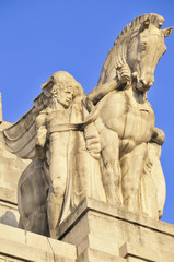 Particolare della Stazione Centrale di Milano