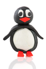 clay penguin