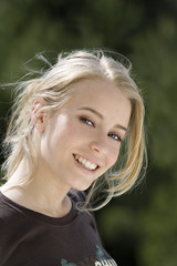 Giulia portrait,t-shirt marron