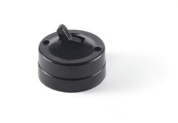 Black plastic switch