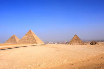 Selbstklebende Fototapeten Les pyramides de Guizeh © Pascal06
