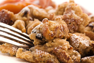 Kaiserschmarrn mit Gabel