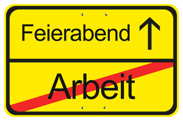 Arbeit und Urlaub