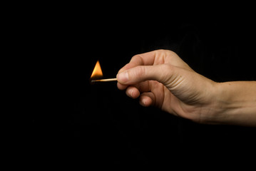 match and hand