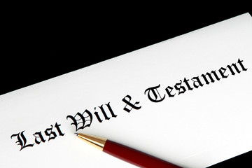 Last will and testament - 20114100
