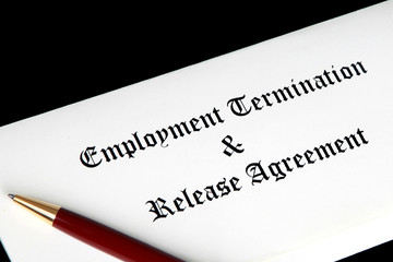 Employee termination agreement or contract - 20114109